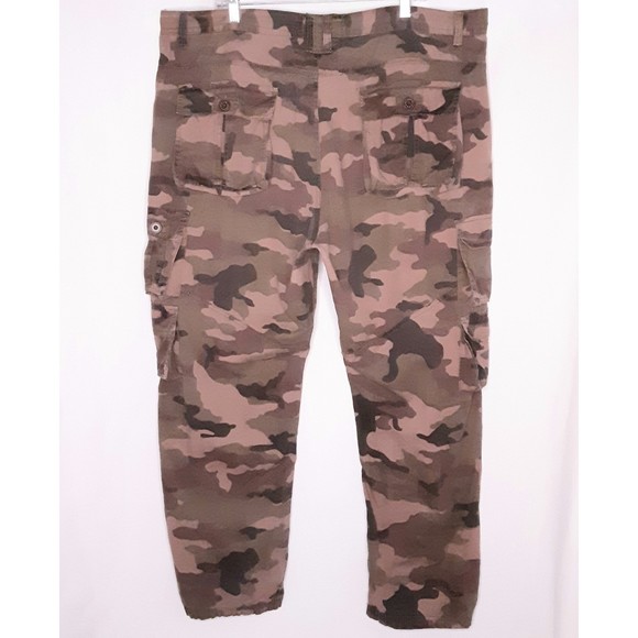 PJ Mark Vintage 1994 Camo Cargo Pants Size W44xL32 - Picture 9 of 13